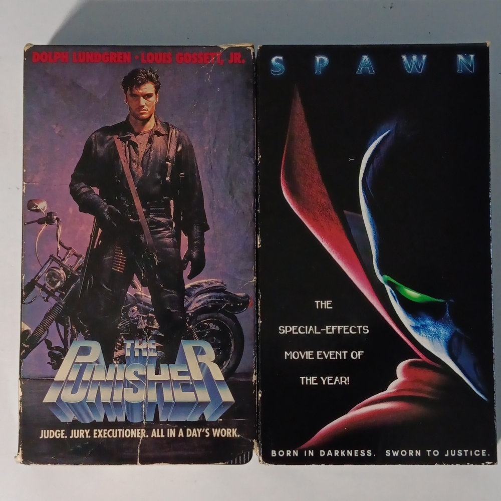Vintage VHS The Punisher and Spawn